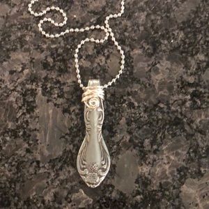 Spoon handle necklace